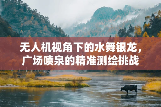 无人机视角下的水舞银龙，广场喷泉的精准测绘挑战