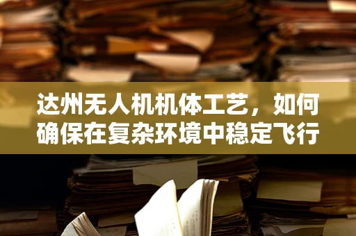 达州无人机机体工艺，如何确保在复杂环境中稳定飞行？