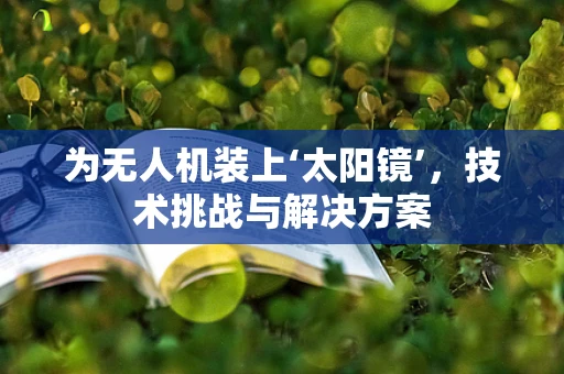 为无人机装上‘太阳镜’，技术挑战与解决方案